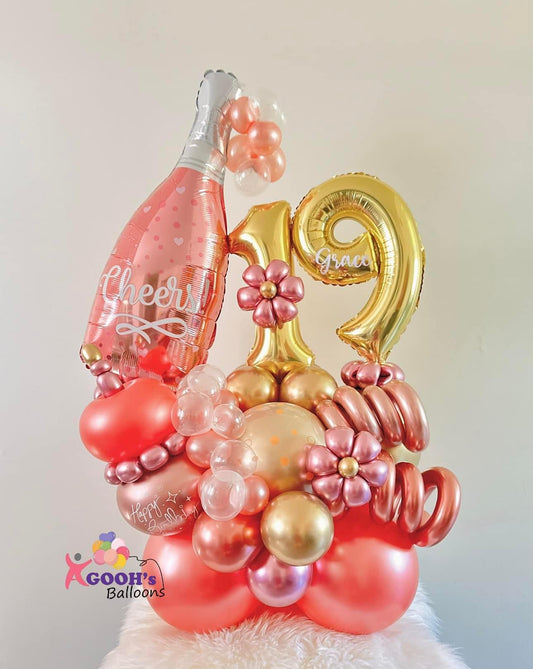 Champagne Happy Birthday