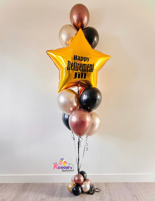 Happy Retirement Balloon bouquet