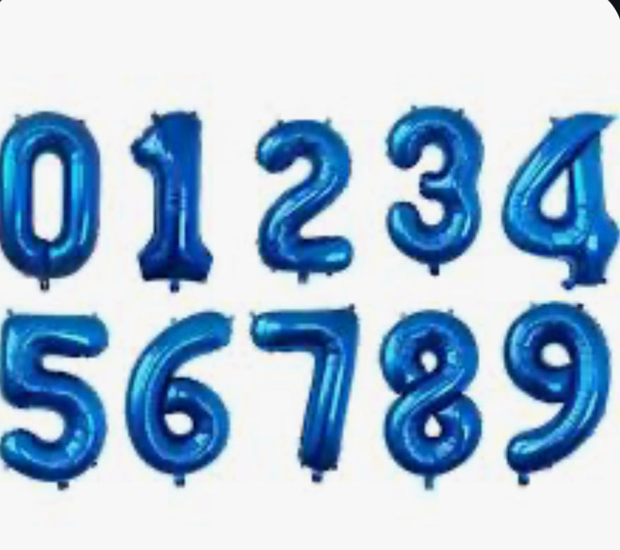 32 Inch Two Foil Numbers
