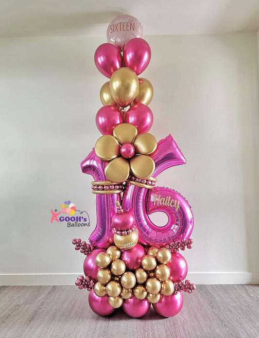 Happy Birthday Flower De Luxe