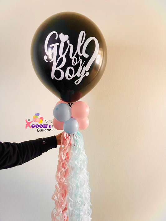 Gender Reveal Balloon pop wand
