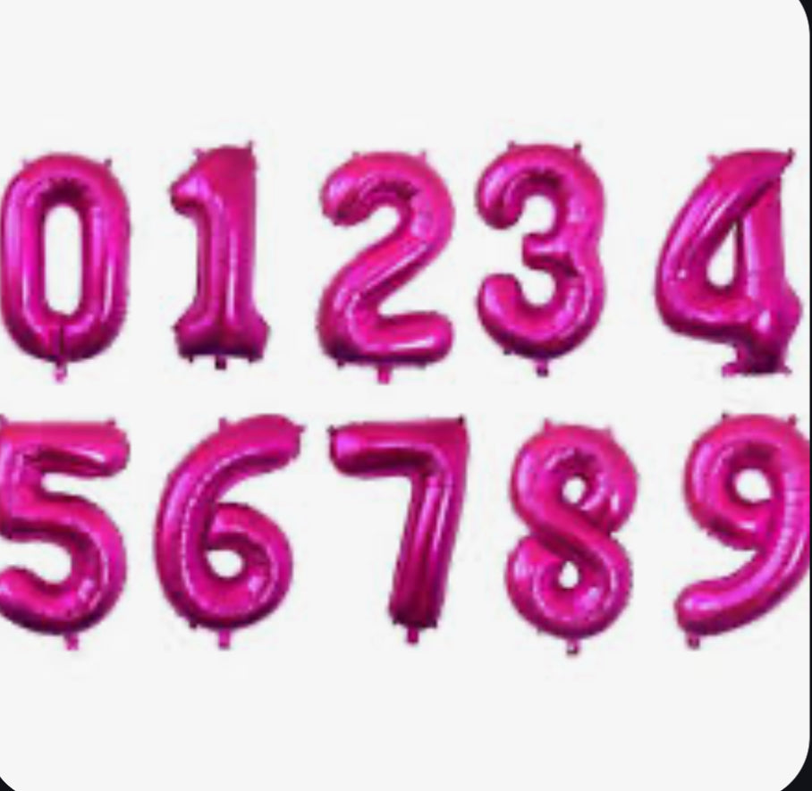 32 Inch Two Foil Numbers