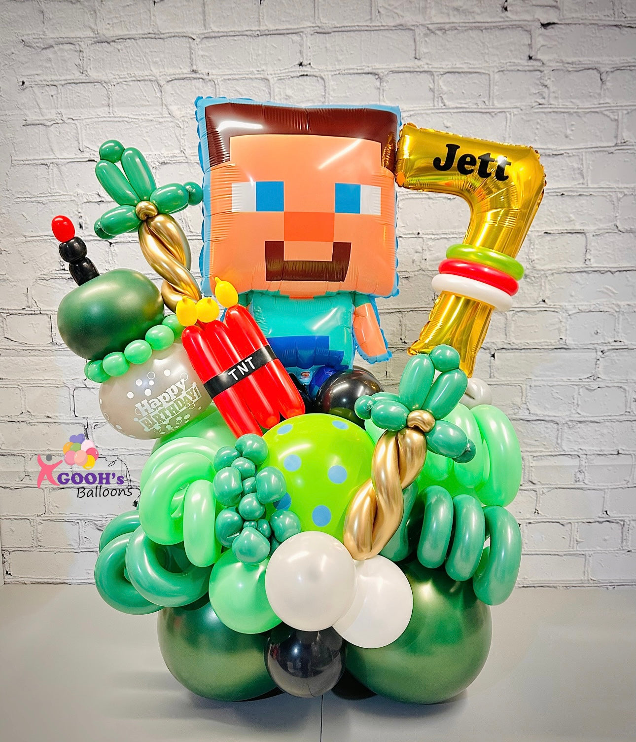 Gamer balloon bouquet