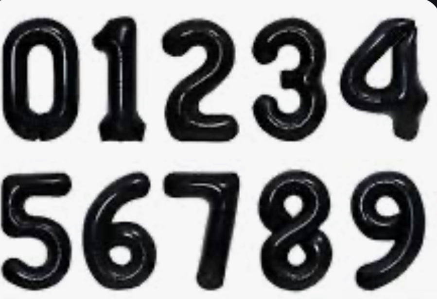32 Inch Two Foil Numbers