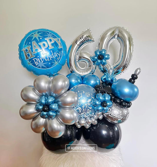 Flower happy birthday table top