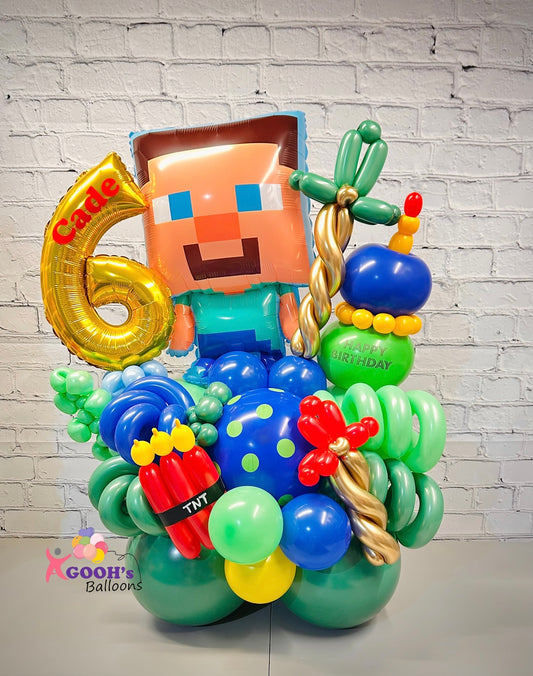 Gamer balloon bouquet