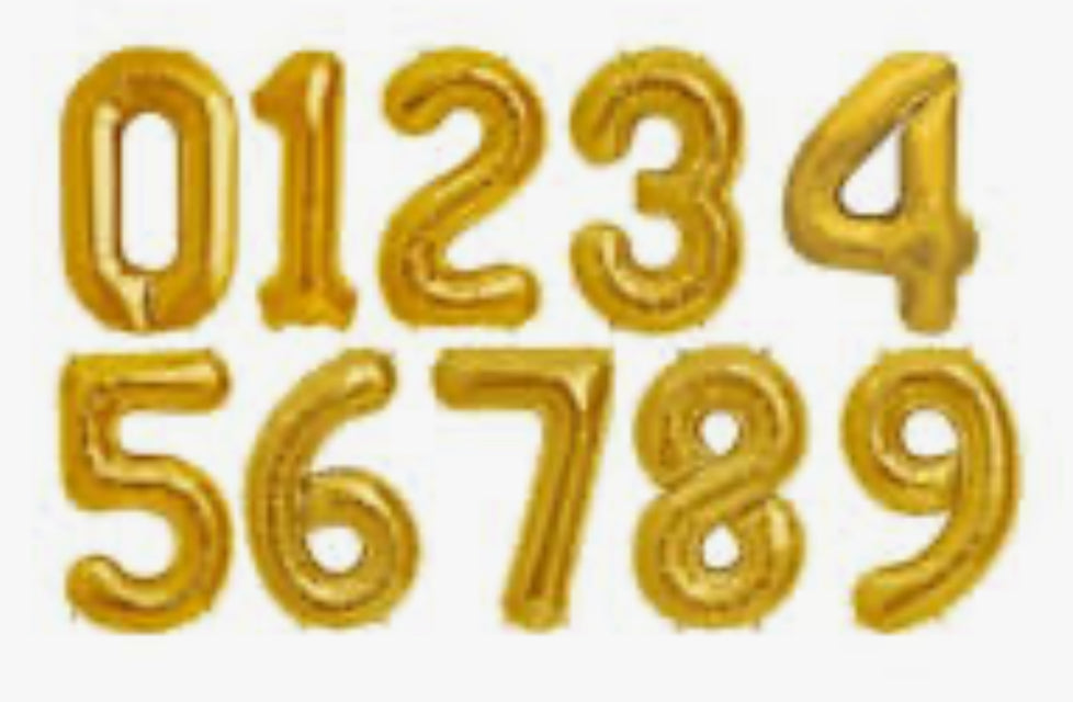 32 Inch Two Foil Numbers