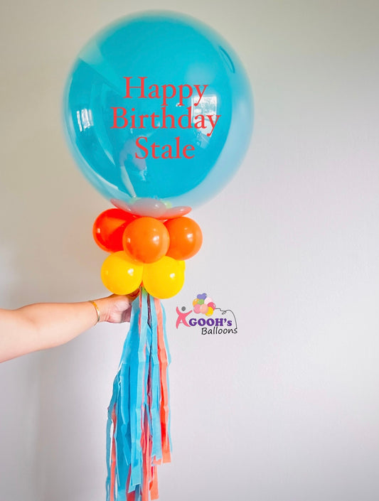 Happy birthday balloon wand