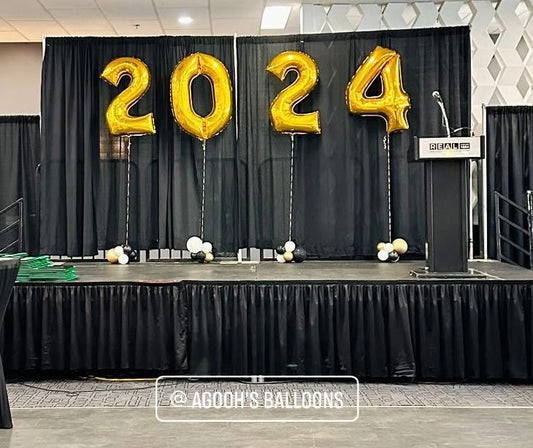 2025 Foil Number Balloons