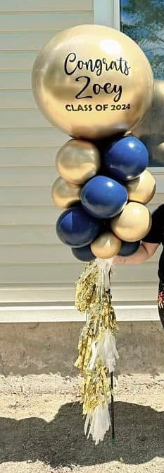Outdoor yard balloon stick ( Class of 2025 )