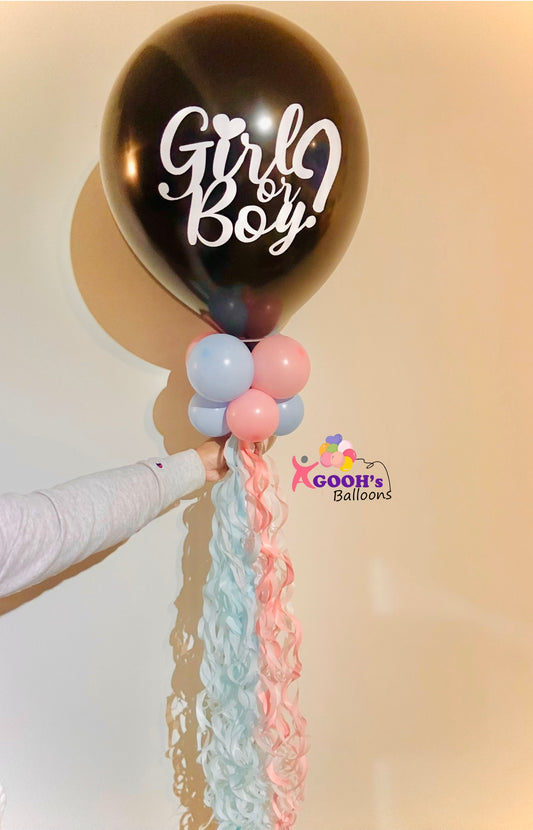 Gender Reveal Balloon pop wand