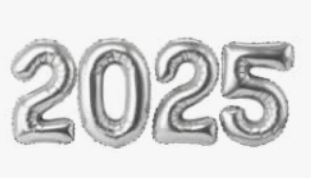 2025 Foil Number Balloons