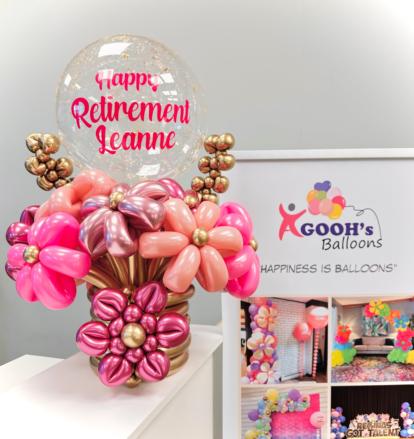 Flower Bubble balloon bouquet