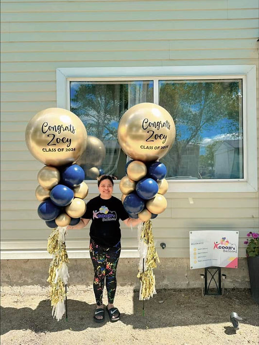 Outdoor yard balloon stick ( Class of 2025 )