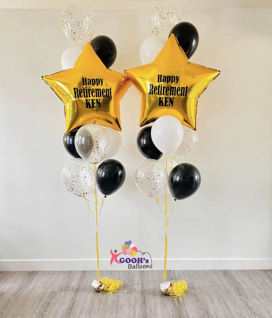 Happy Retirement Balloon bouquet