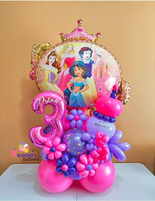 Disney princess balloon bouquet