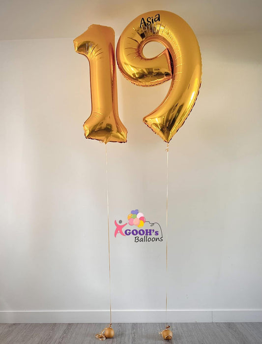 32 Inch Two Foil Numbers