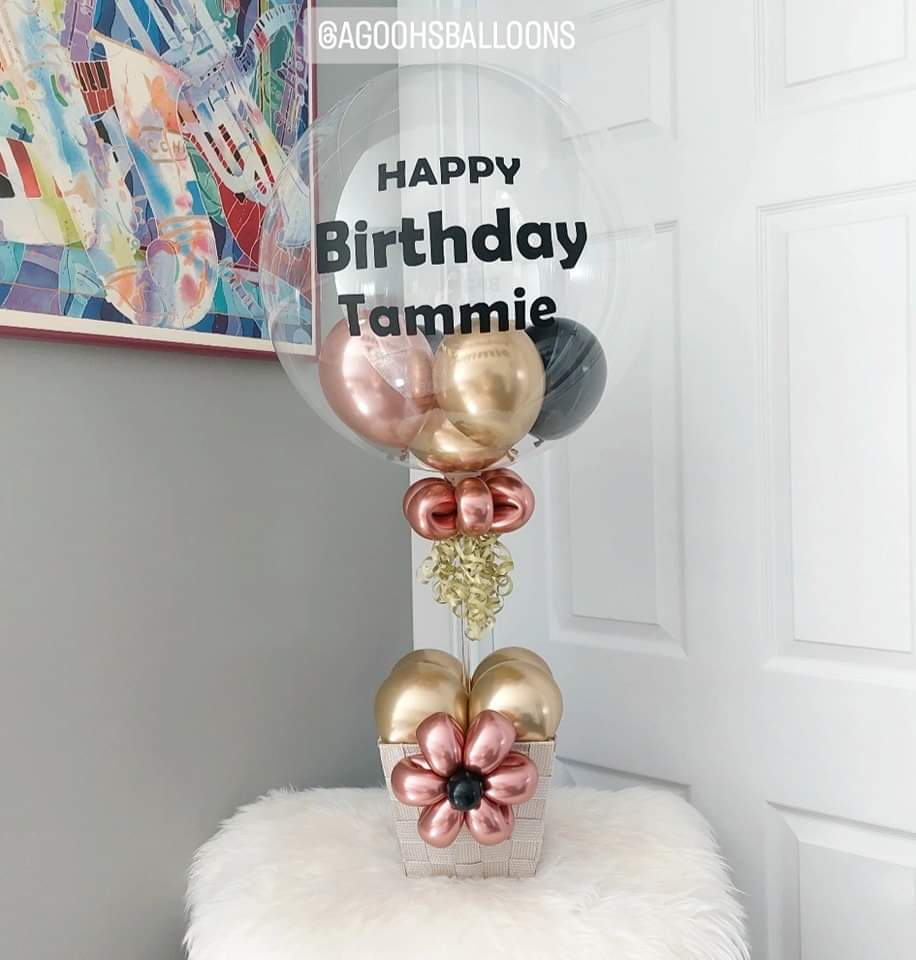 Bubble Table Centerpiece
