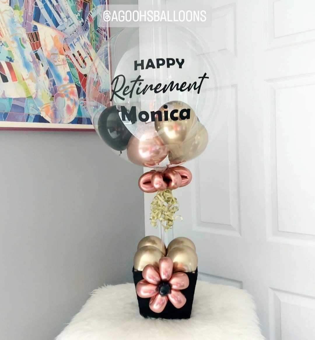 Bubble Table Centerpiece