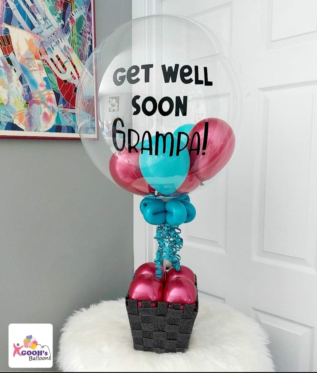 Bubble Table Centerpiece