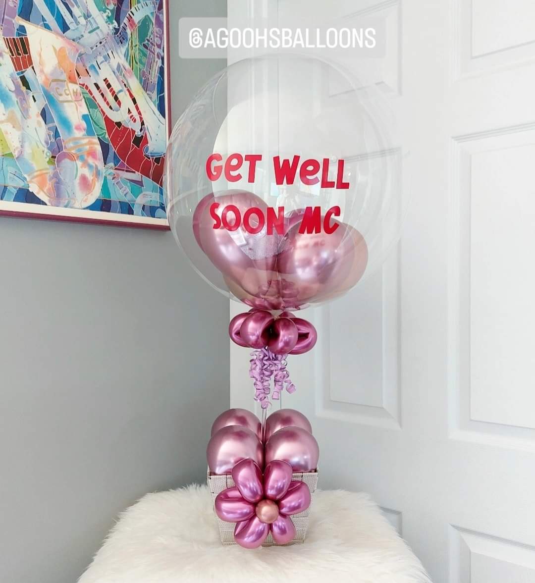 Bubble Table Centerpiece