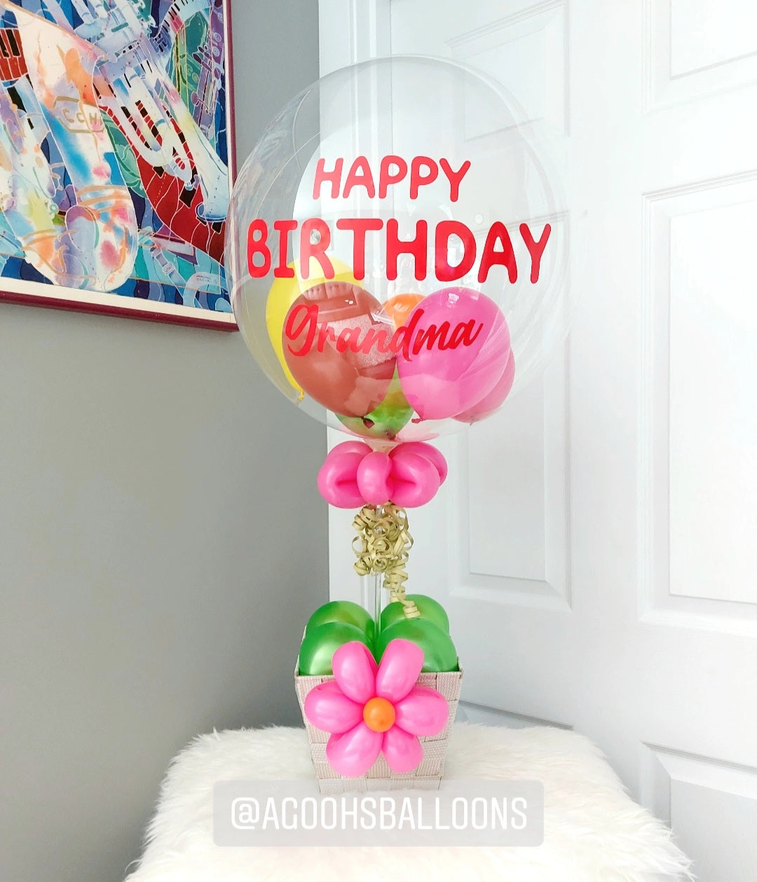 Bubble Table Centerpiece