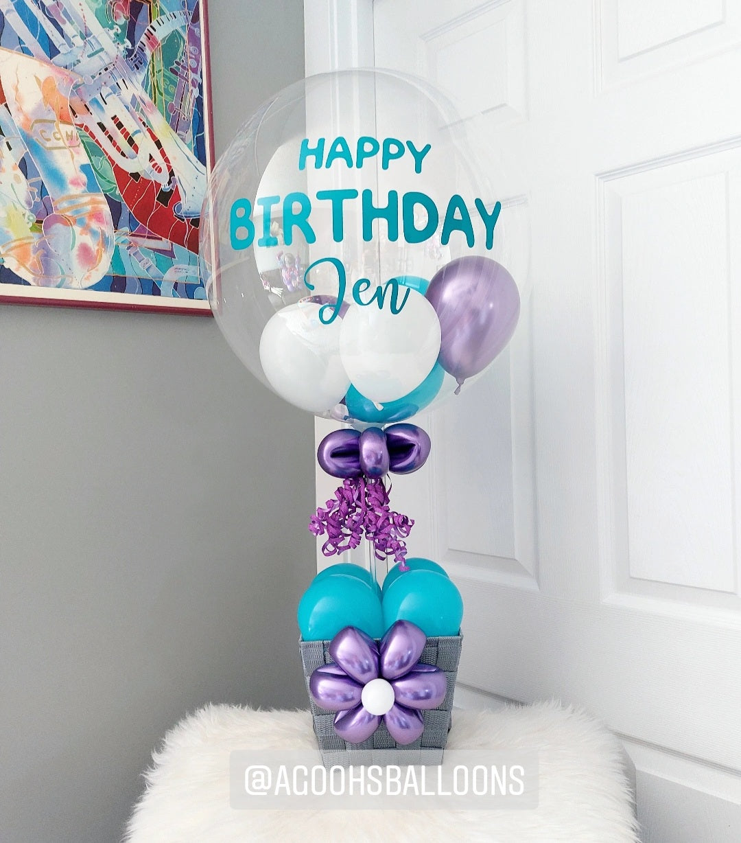 Bubble Table Centerpiece