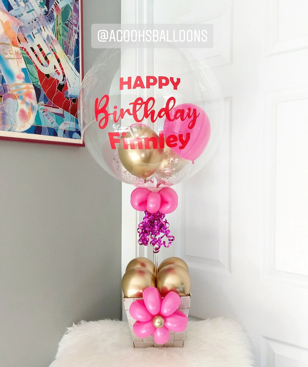 Bubble Table Centerpiece