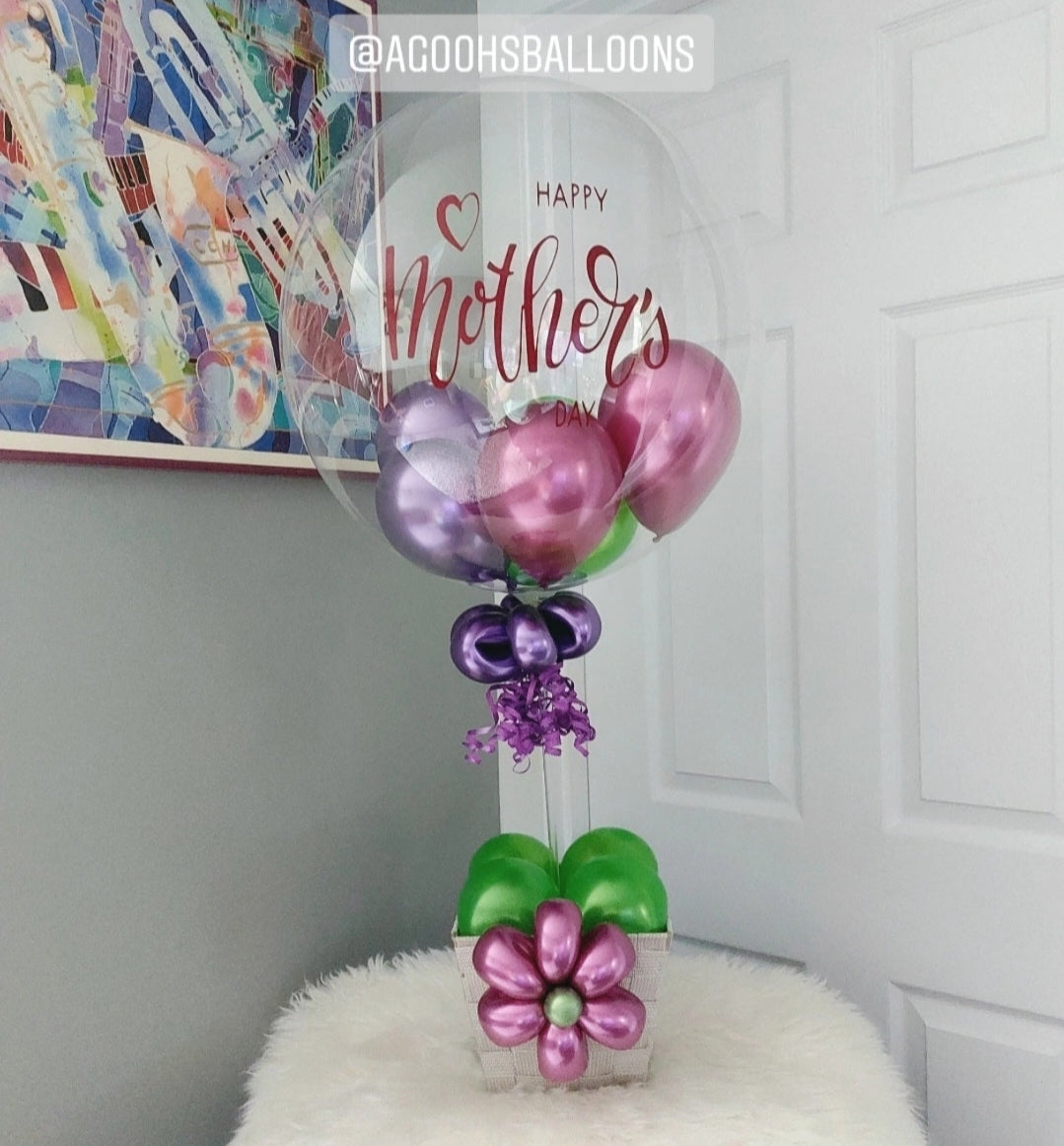 Bubble Table Centerpiece