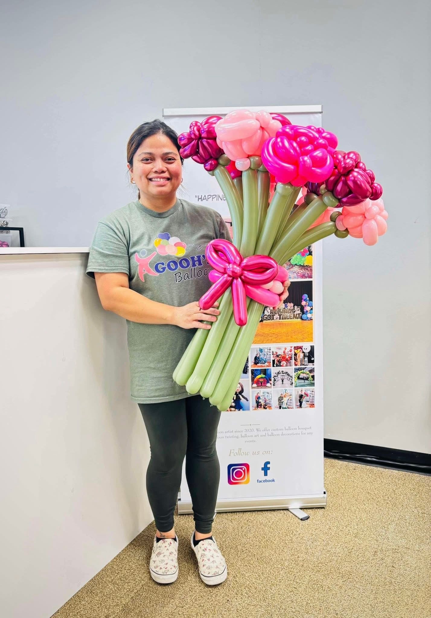 Flower Balloon Arrangement
