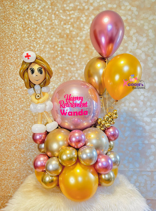 Nurse  balloon bouquet bundle