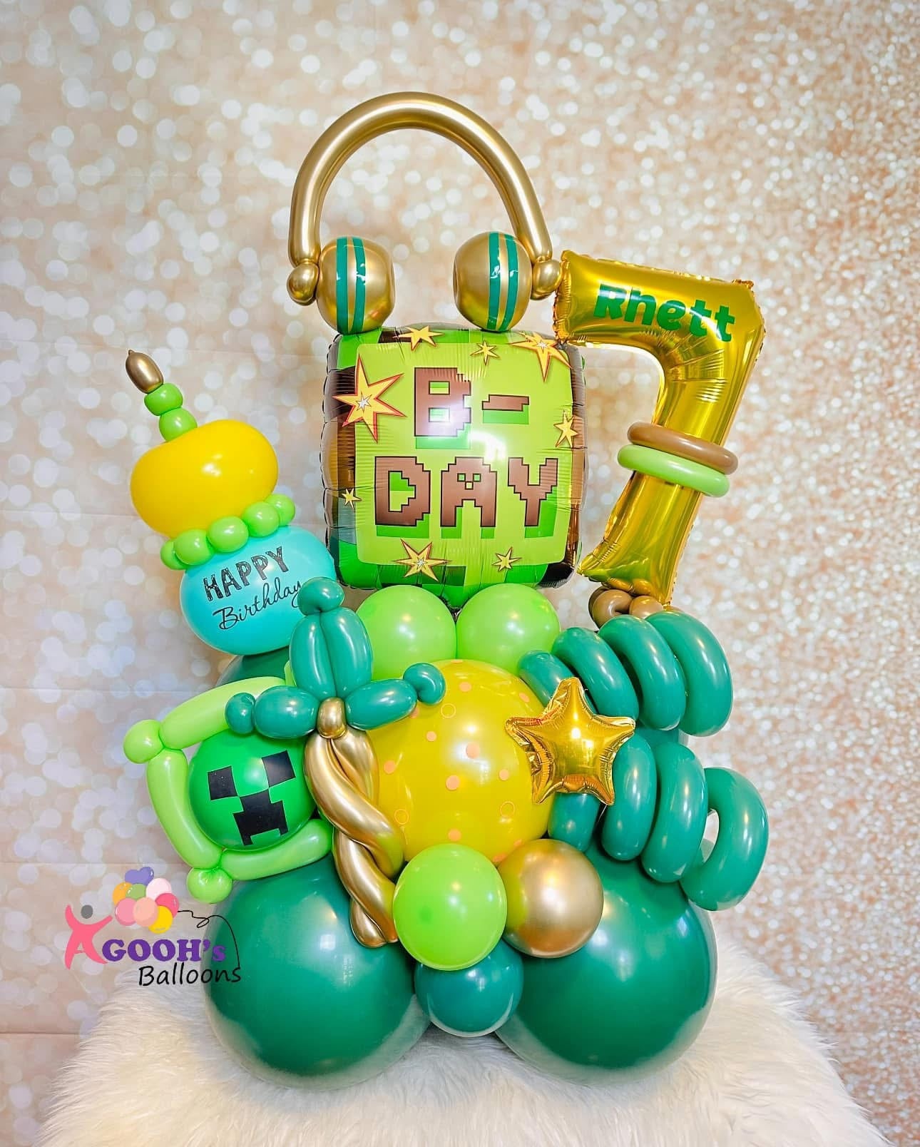 Gamer balloon bouquet