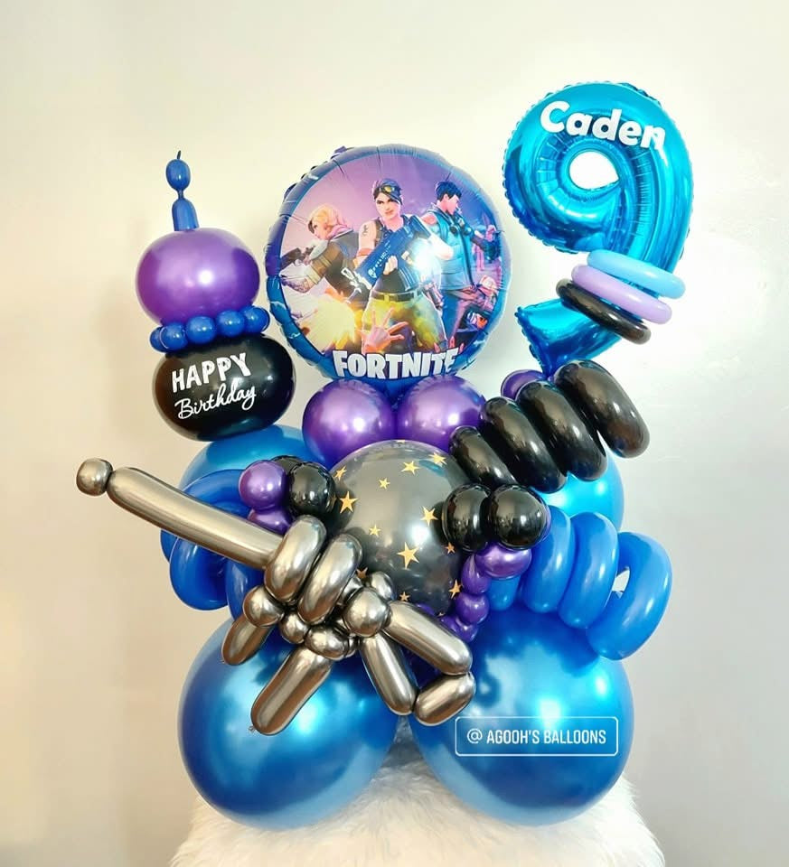 Gamer balloon bouquet