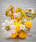 Flower happy birthday table top