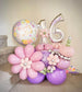 Flower happy birthday table top