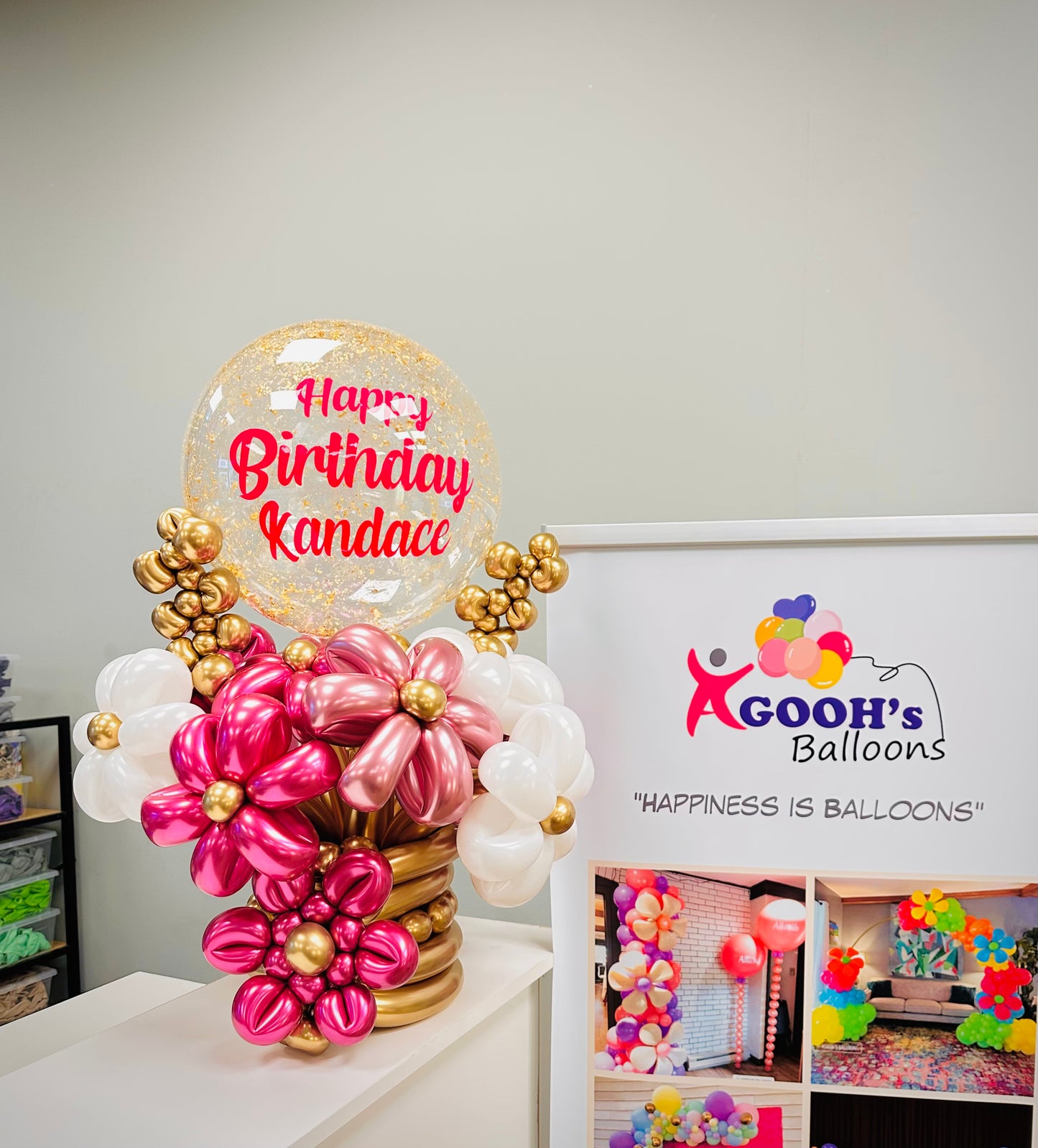 Flower Bubble balloon bouquet