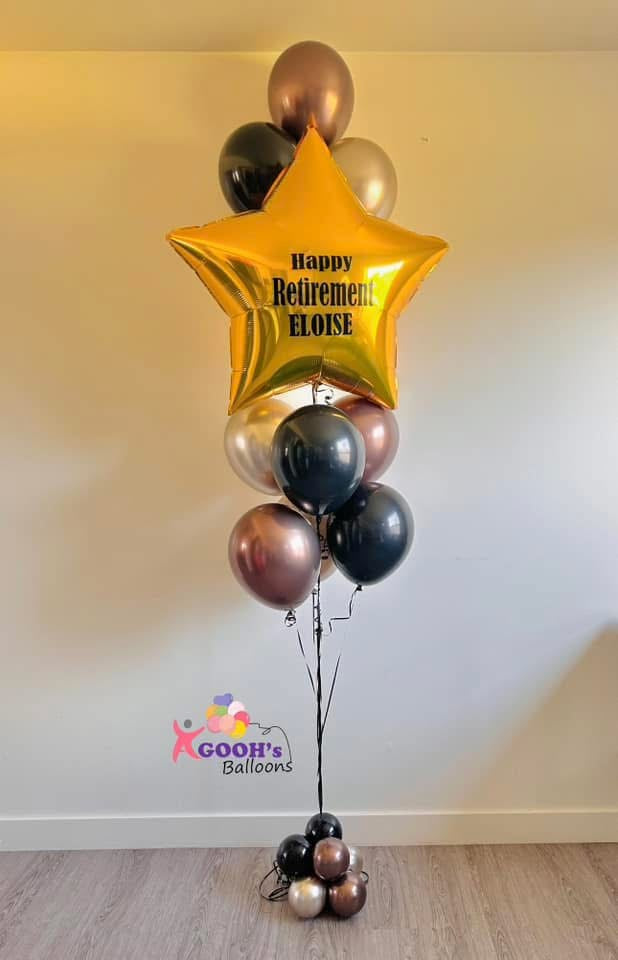 Happy Retirement Balloon bouquet